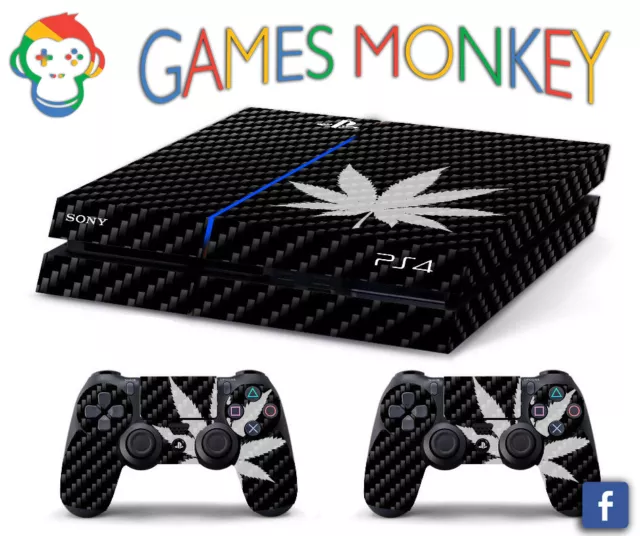 Skin PS4 OLD - MARIJUANA   - Cover Adesiva Vinile Lucido HD Playstation 4