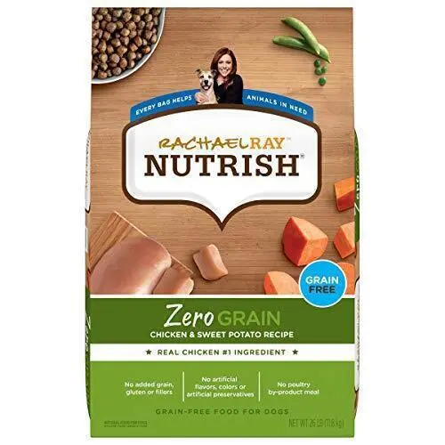 Rachael Ray Natural Chicken & Sweet Potato Recipe Grain-Free Dry Dog Food 26lb