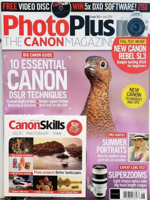 Photo Plus The Canon Magazine June 2019 Issue 153 Techniques FREE SHIPPING CB