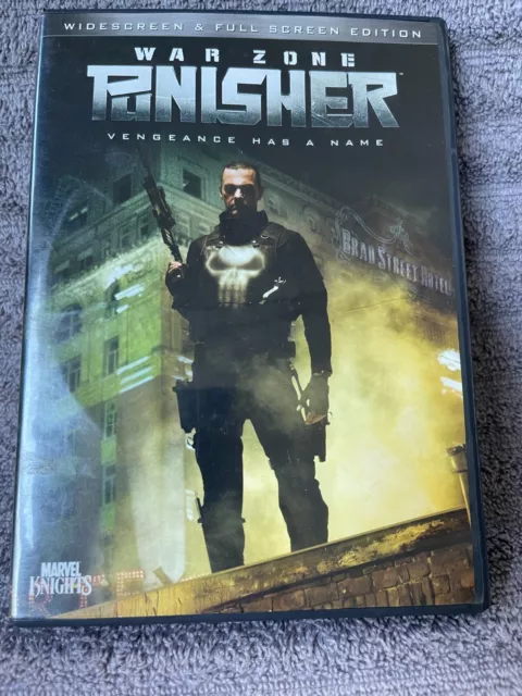 Punisher War Zone (DVD, 2008, Wide & Full Screen) Ray Stevenson ~ Dominic West