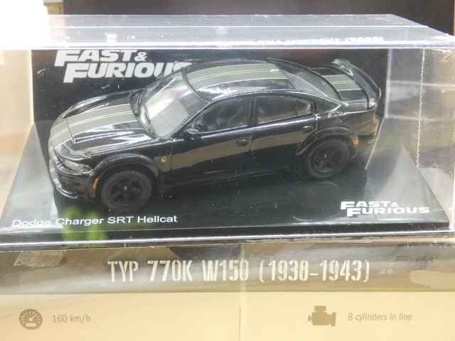 DODGE CHARGER HELICAT N°18 FAST AND FURIOUS 1/43éme IXO Neuf Boite D'Origine