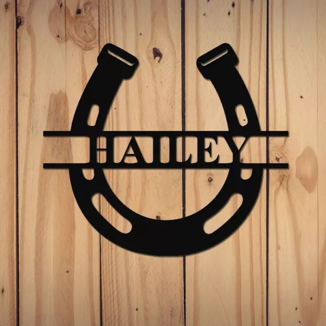 Custom Horse Name Sign Horse Stall Sign Horse Farm Sign Rustic Cabin Décor Barn