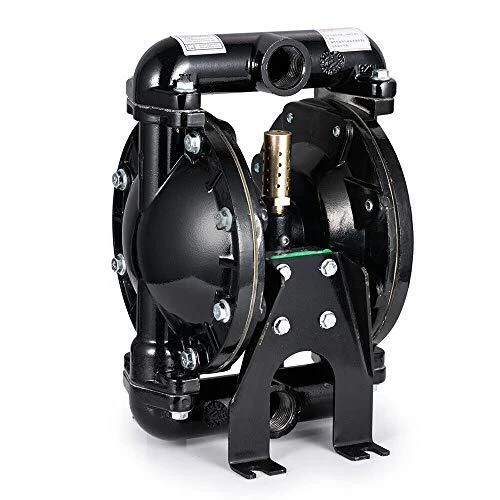Air-Operated Diaphragm Pump Double 1 inch Inlet & Outlet,35 GPM,Aluminum
