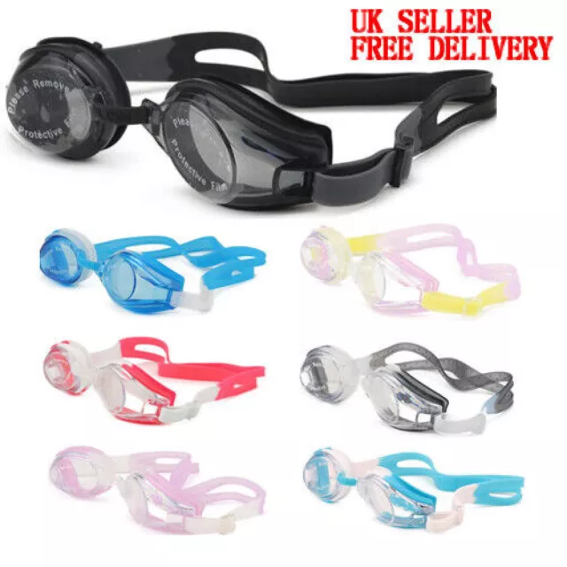 Anti Fog Swimming Goggles UV Glasses Adjustable Earbuds for Men Women Adult Kids