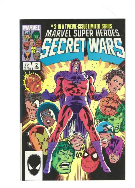 Marvel Super Heroes SECRET WARS #2  Jim Shooter Story  1984  Marvel Comics