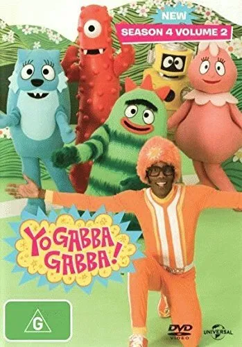Yo Gabba Gabba Season 4 Volume 1 region 4 DVD (kids tv series