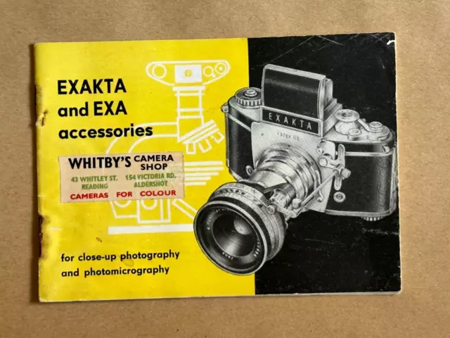 Exakta & Exa Accessories Booklet