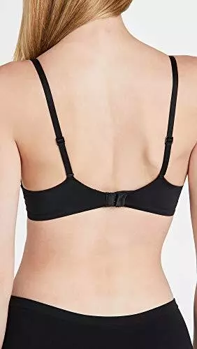 Calvin Klein Underwear Women's Perfectly Fit Flex Push Up Plunge Bra, Black 34DD 3