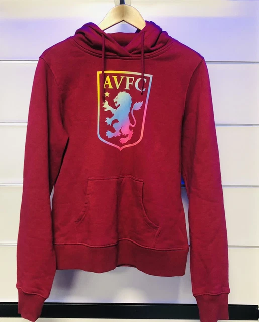 Aston Villa Hoodie Fußball Abzeichen Grafik Damen großer Hoodie