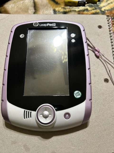 LeapPad2 Explorer Game Tablet Purple/Pink with case and 2 games used