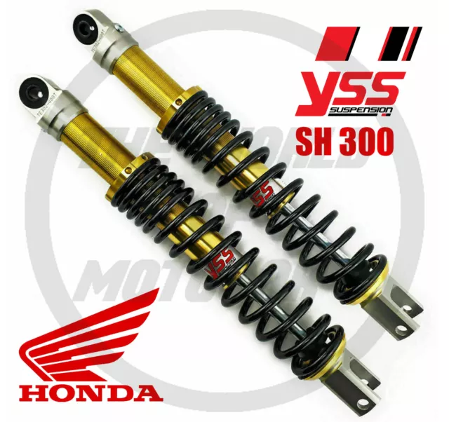 Yss Honda Sh/300 Abs 2016 2017 2018 2019 2020 Coppia Ammortizzatori Regolabili