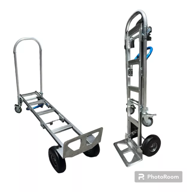 Platform Trolley Folding 2 In 1 Hand Truck Dolly 250kg Lightweight Aluminium