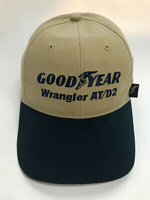 Vintage Good Year Wrangler AT/D2 Tire Strapback Hat Baseball Cap K Products VGC