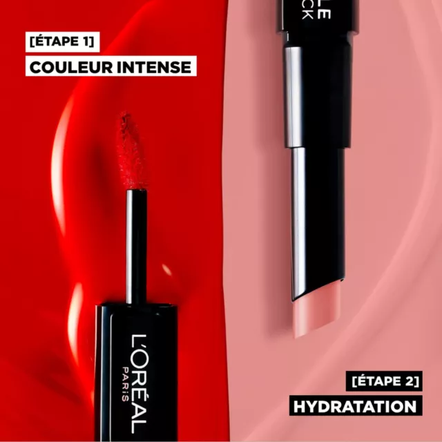 L Oreal Infaillible Duo Rouge A Levres Tenue 24 Heures - 506 Red Infaillible