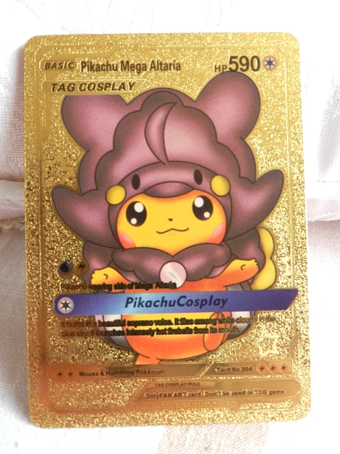 BASIC PIKACHU MEGA Altaria Hp590 Gold Foil Fan Art Pokemon Card No 004 ********* $4.99 - PicClick AU BASIC PIKACHU MEGA Altaria Hp590 Gold Foil Fan Art Pokemon Card No 004 ********* $4.99 - PicClick AU