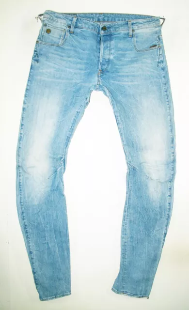 *HOT Men G STAR RAW DENIM ARC 3D Slim TAPERED BUTTON STRETCH X-LONG Jeans 33 x36