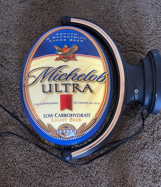 Michelob Ultra  Lighted Globe Beer Sign    For Parts:    ***READ DESCRIPTION***