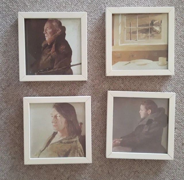 Andrew Wyeth  (1917 - 2009) - Prints (4)  - Framed Behind Glass - Feature Wall