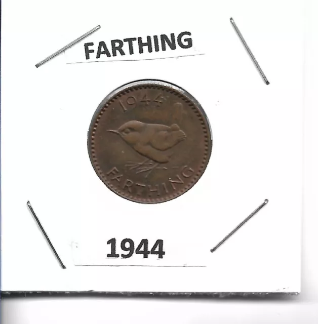 Farthing -  George Vi -  1944