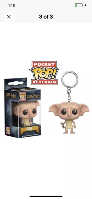 Funko Pocket Pop Keychain Harry Potter Dobby Vinyl Figure Toy Gift New With Box