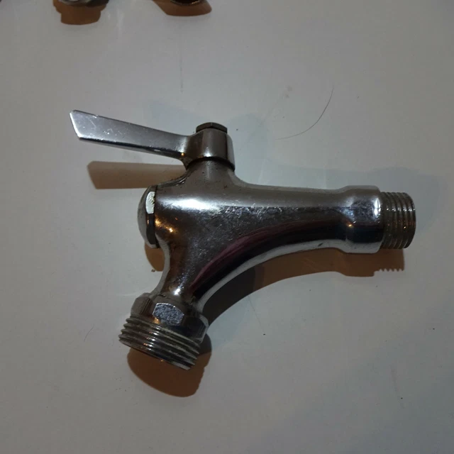 Robinet Extérieur Leroy Merlin Robinet Double Laiton 3/4 Pour Jardin - Résistant Au Gel, Avec Adaptateurs Et Joints Robinet Jardin Laiton