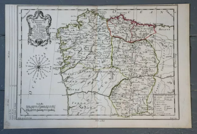1765 1770 Map Map Atlas Philippe Prétot Moithey Leon Portugal