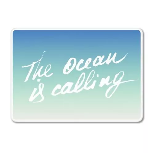 The Ocean is Calling Car Vinyl Sticker - SELECT SIZE