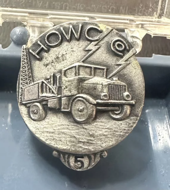 Vintage Sterling Silver Halliburton 5 Year Pin Gas/Oil Trucking rare HOWC Truck 3