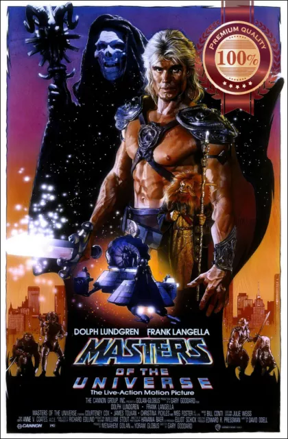 Masters Of The Universe 1987 Original Official Cinema Movie Print Premium Poster