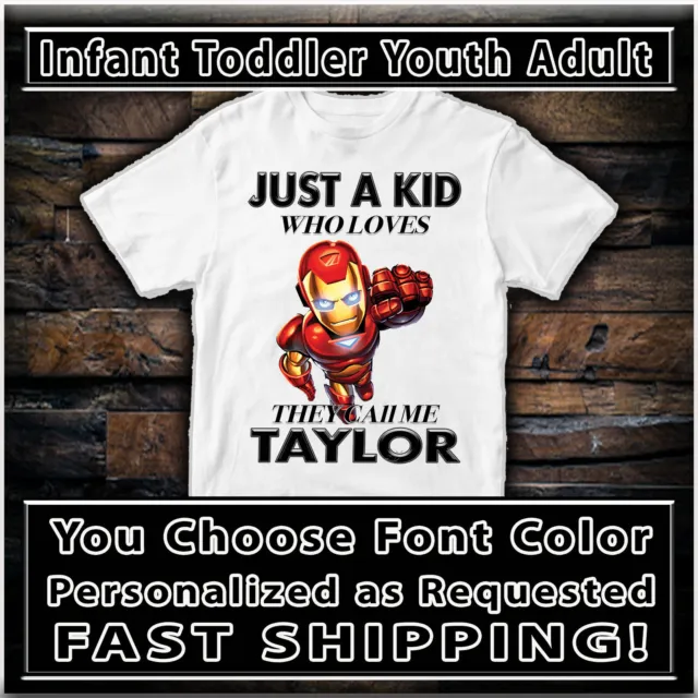 Iron Man T Shirt Personalized Gift Idea Tshirt Custom Clothing Apparel Merch Tee