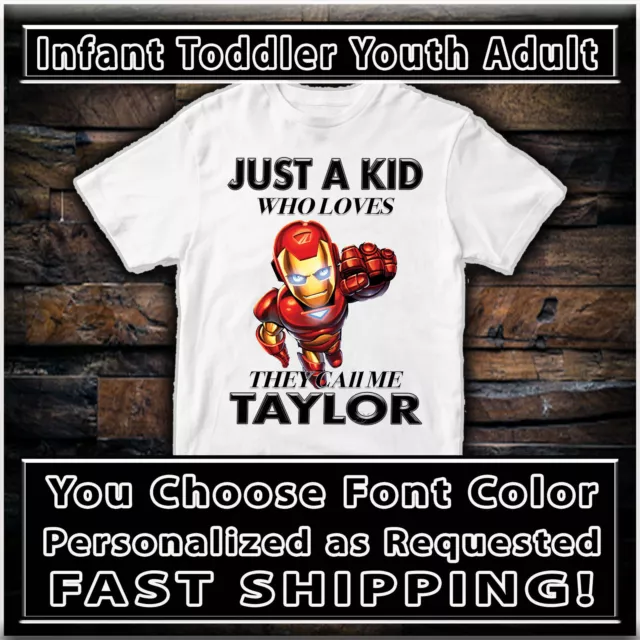 Iron Man T Shirt Personalized Gift Idea Tshirt Custom Clothing Apparel Merch Tee