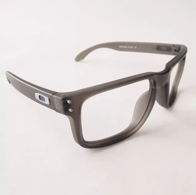 Oakley Holbrook Matte Grey Smoke | Blue Icons Replacement Frame Only Authentic
