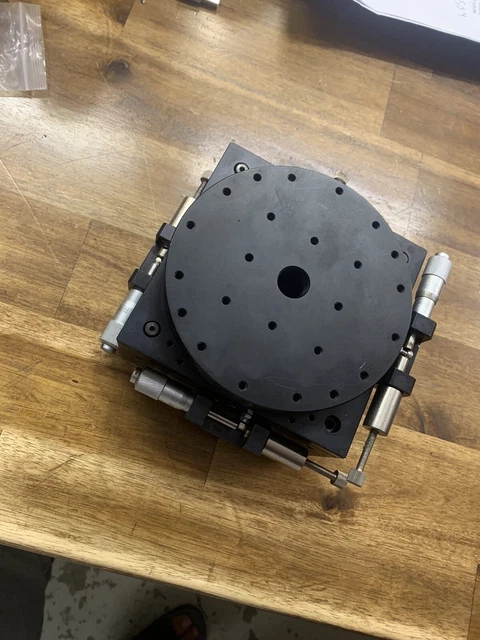 Micrometer Linear Stage Positioner 125x125x69mm
