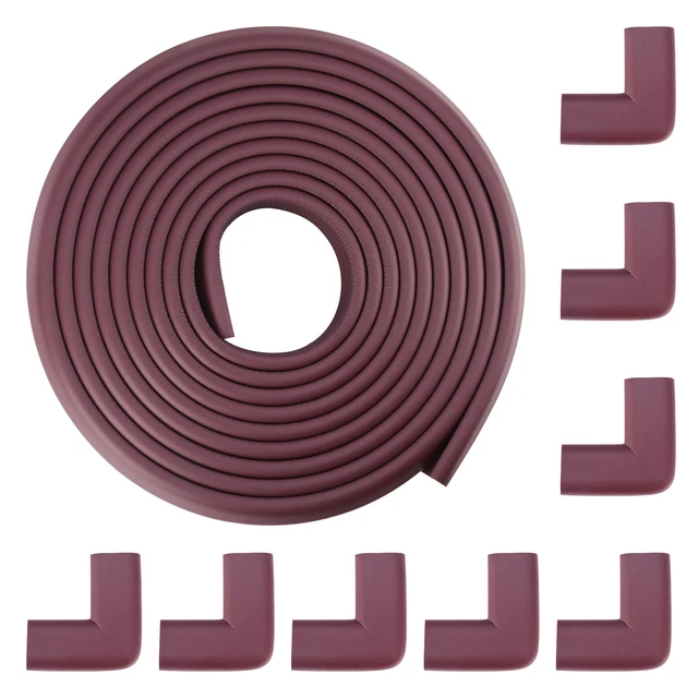 Anti-baby Edge and Corner Protection with Childproof Pads Pre-glued Corners