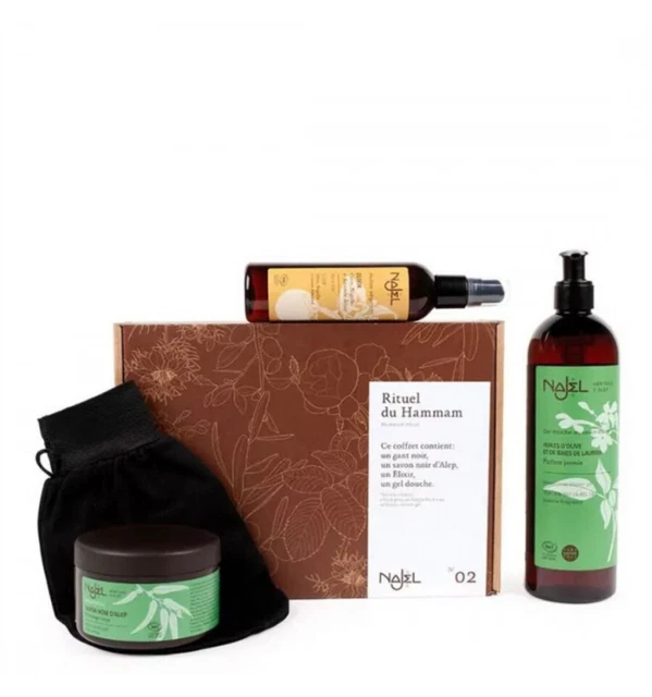 Coffret cadeau Najel "Le Rituel du Hammam " : la Tradition Orientale - Naje