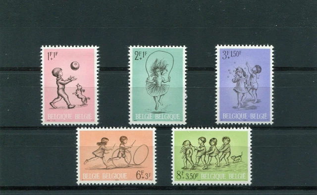 Belgien Mi.-Nr. 1456-1460 postfrisch Solidarität Kinderspiele - b8050