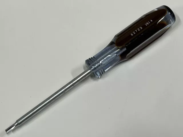 Pratt Read Tools 82723 3/16" x 4" Clutch Drive Screwdriver Butterfly Made in USA