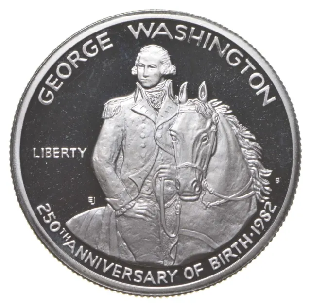 1982-S Proof George Washington 90% Silver Commemorative Half Dollar *0063