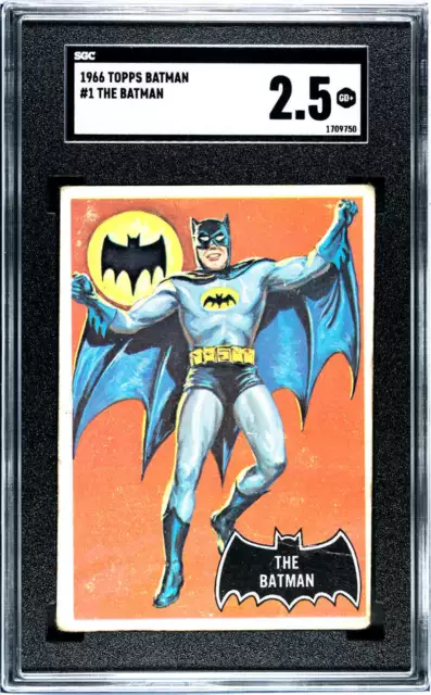 1966 Topps Black Bat #1 The Batman SGC 2.5