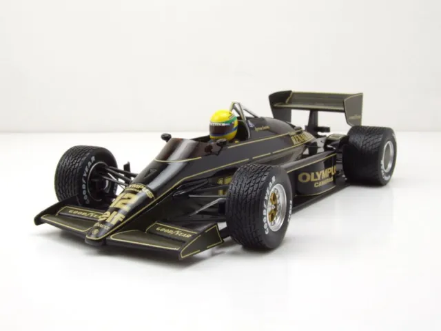 Lotus Renault 97T Formula 1 Portugal Gp 1985 Pneumatici Pioggia A.Senna Modello