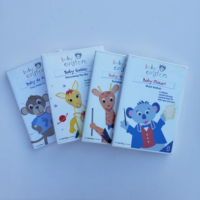 BABY EINSTEIN CHILDREN DVD Lot of 4 Disney Bundle Collection