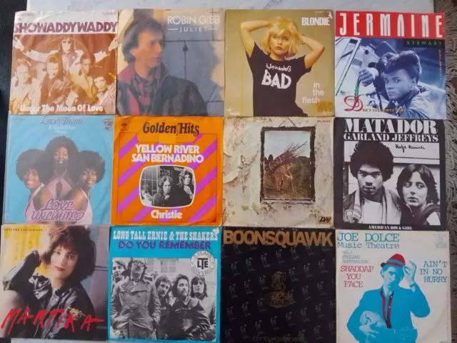 Schallplatten Sammlung Vinyl 100 Singles Rock Pop Beat Soul 60er 70er 80er 90er