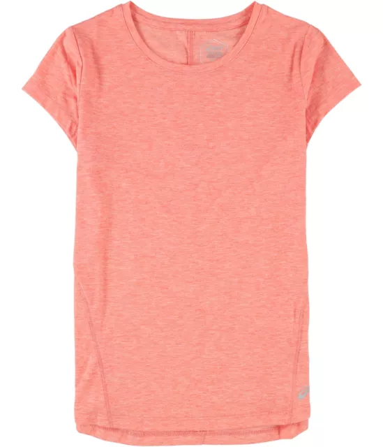 ASICS Womens SS Heatherred Basic T-Shirt, Pink, X-Small
