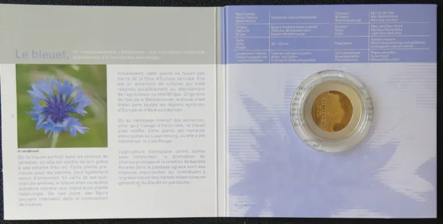 LUX00516.1 - COFFRET BE LUXEMBOURG - 5€ - 2016 - Centaurea Cyanus 2