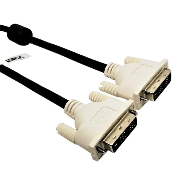 50 x DVI-D Male to DVI-D Male Single Link Cable for Monitor PC Computer JOB LOT