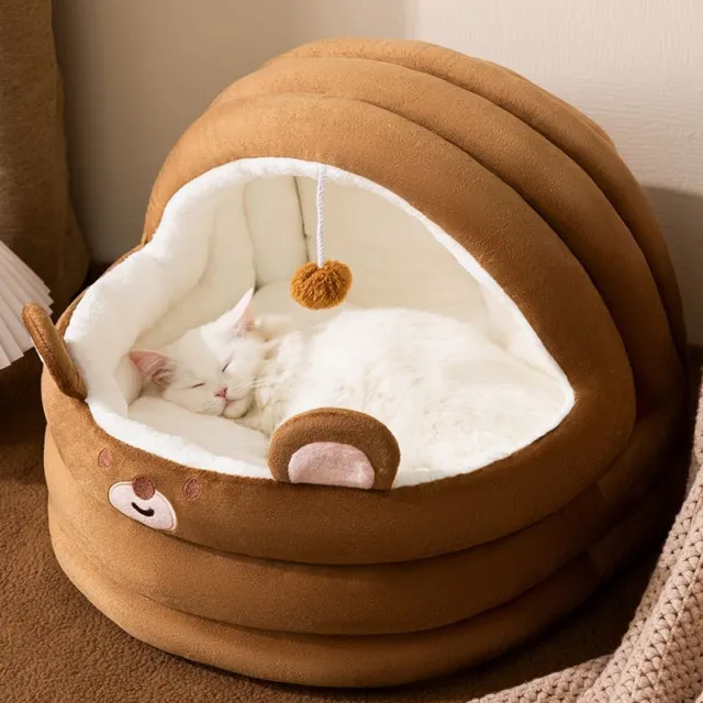 Cat House Warm Cat Bed Soft Small Dog Mat Cat Bed Pet Basket Cozy Kitten Lounger