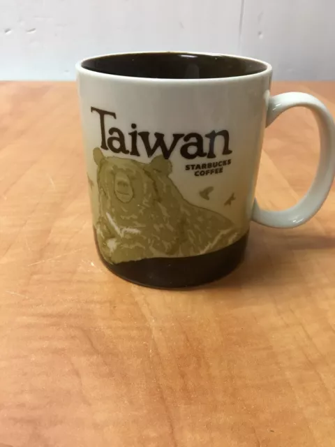 Starbucks Taiwan Bear Global Collectors Series 16 oz Coffee Mug Cup