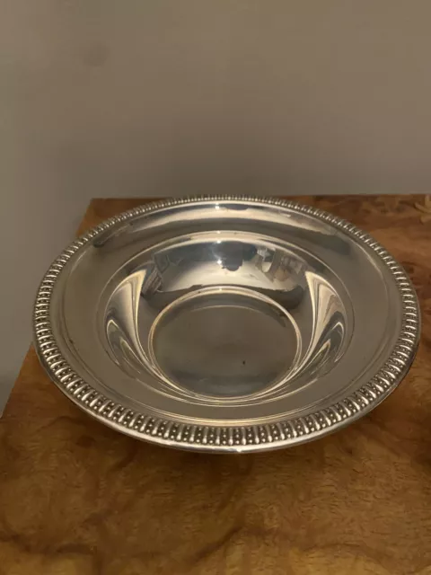 Rogers Vintage Sterling Silver Bon Bon Candy Dish Bowl 115A