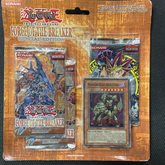 YuGiOh Force of the Breaker 2 Pack Blister Special Edition x1 ENG Factory Sealed