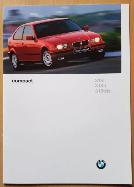 Prospekt BMW 3 er compact  -  E36  - Ausgabe 2/96